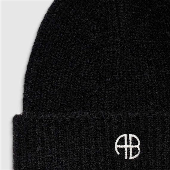 Anine Bing Elia Beanie, Sort 